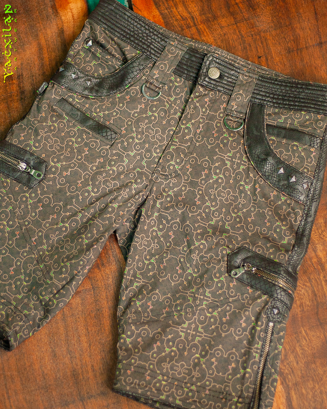 Flying Short Men / Twill Fake Leather Patches - REBIRTH OF IKARO BOA